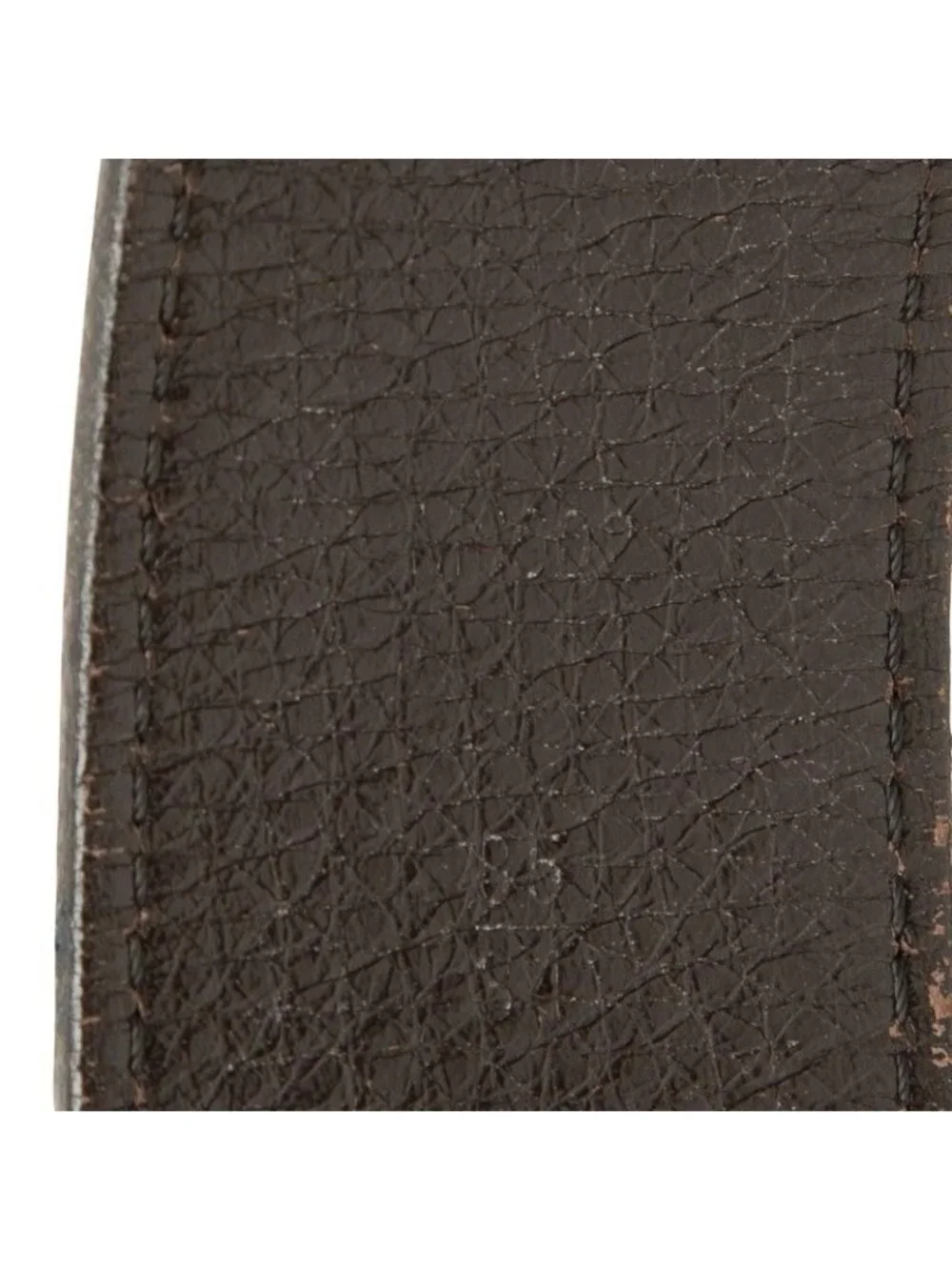 Louis Vuitton Utah Ceinture LV Initial Belt 85/34 Brown Leather